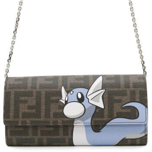 Fendi Chain Wallet Pokmon Zucca - Picture 1 of 8